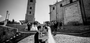 The kiss - wedding ceremony